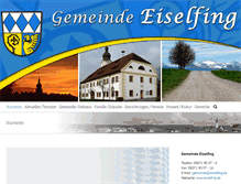 Tablet Screenshot of eiselfing.de